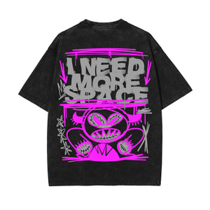 I Need More Space Graffiti Graphic Tee-INNBLAC Fashion Apparel