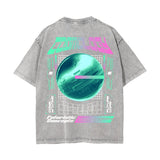 Cosmology Futuristic Streetwear Graphic Tee-INNBLAC Fashion Apparel