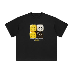 Smiling Dice Graphic Tee-INNBLAC Fashion Apparel