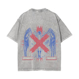 Dominate Streetwear Graphic Washed Tee-INNBLAC Fashion Apparel