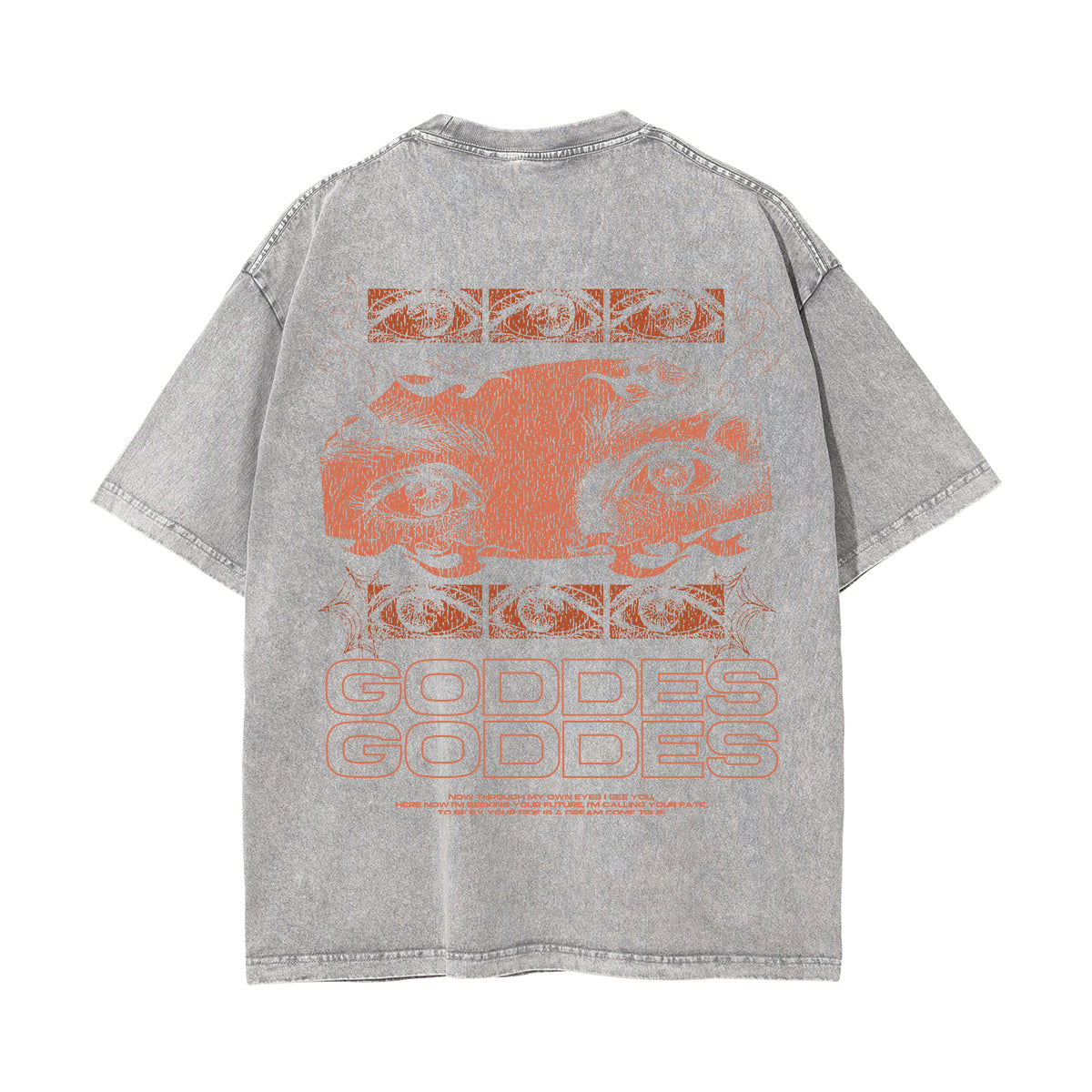 Goddes Streetwear Graphic Washed Tee-INNBLAC Fashion Apparel