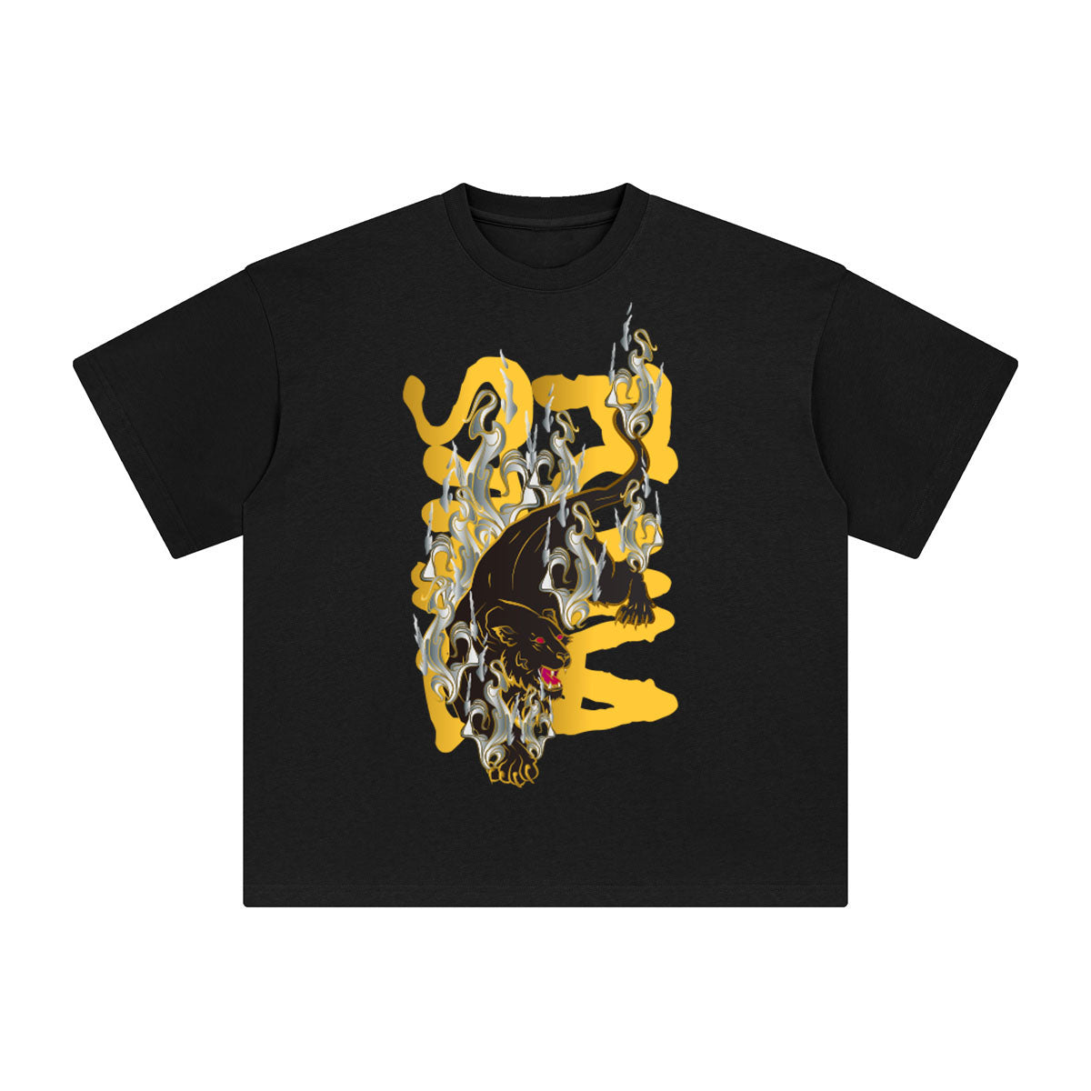 Ferocious Beast Graphic Tee-INNBLAC Fashion Apparel