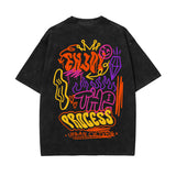 Graffiti Urban Quote Graphic Tee-INNBLAC Fashion Apparel