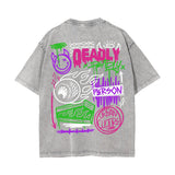 Graffiti Urban Typography Graphic Tee-INNBLAC Fashion Apparel