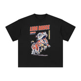 Chinese Characters Lion Dance Graphic Tee-INNBLAC Fashion Apparel