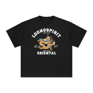 Loong Spirit Oriental Graphic Tee-INNBLAC Fashion Apparel