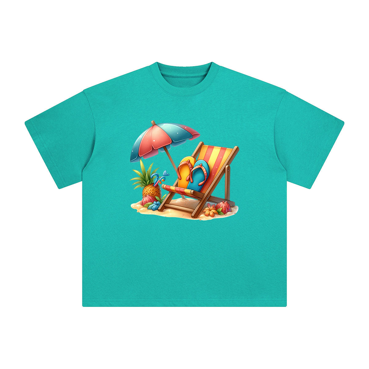 Beach Vacation Comic Graphic Tee-INNBLAC Fashion Apparel