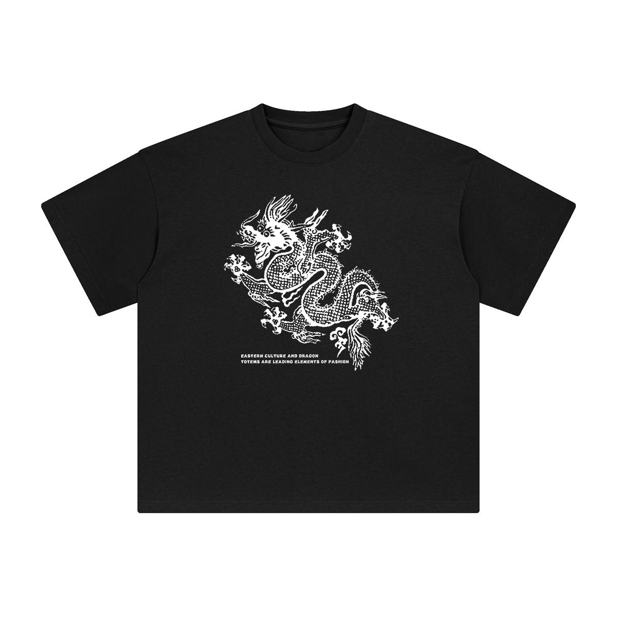 Oriental Dragon Totem Graphic Tee-INNBLAC Fashion Apparel