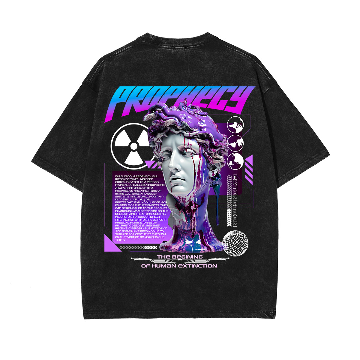 Renaissance Futuristic Streetwear Graphic Tee-INNBLAC Fashion Apparel