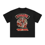 Loong Spirit Power Graphic Tee-INNBLAC Fashion Apparel