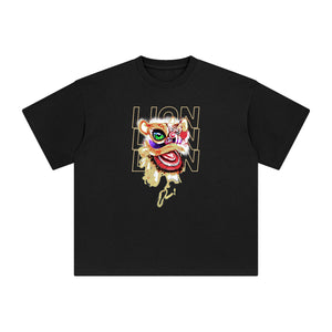 Chinese Lion Dance Graphic Tee-INNBLAC Fashion Apparel