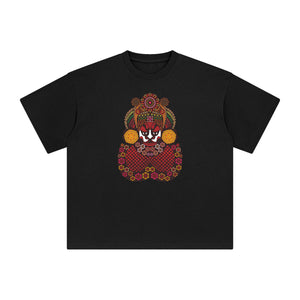 Chinese Face Painting Graphic Tee-INNBLAC Fashion Apparel