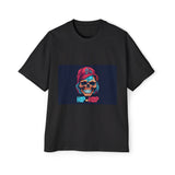 Colorful Hip Hop Skull Graphic Tee-INNBLAC Fashion Apparel