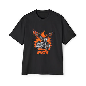 Bike On Fire Graphic Tee-INNBLAC Fashion Apparel