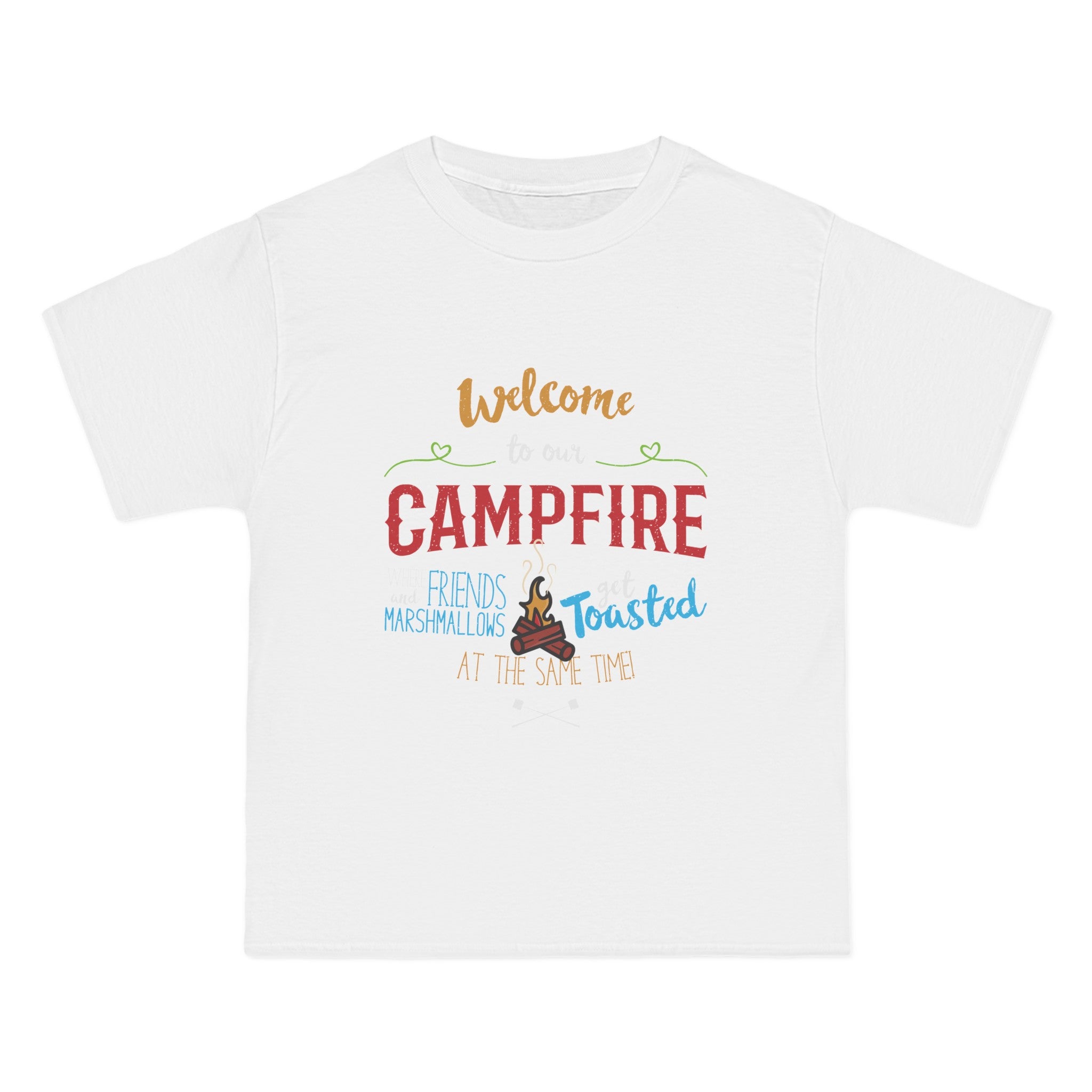 Cute Campfire Graphic T Shirt-INNBLAC Fashion Apparel