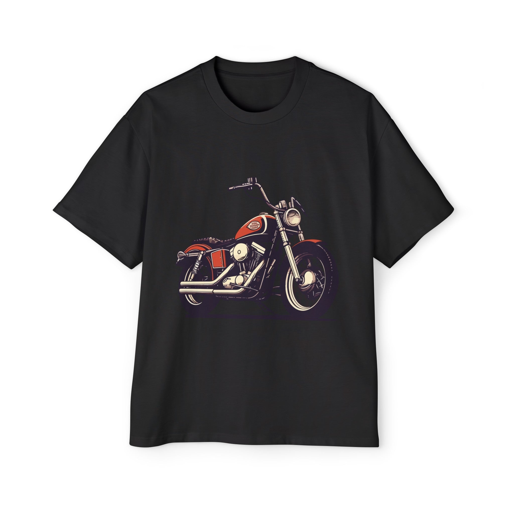 Vintage Motorcycle Graphic Tee-INNBLAC Fashion Apparel