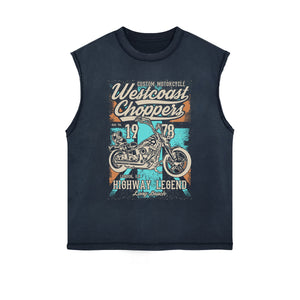 Westcoast Choppers Retro Graphic Tee-INNBLAC Fashion Apparel