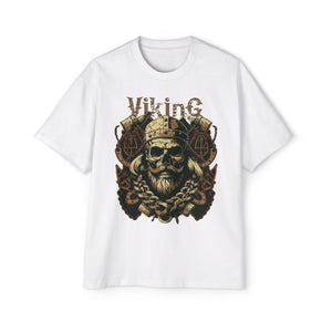 Skull Viking Graphic Tee-INNBLAC Fashion Apparel