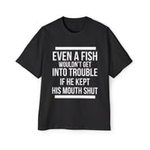 Philosophical Quote Graphic Tee-INNBLAC Fashion Apparel