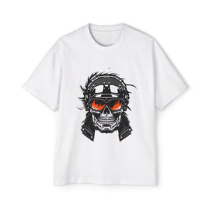 Skull Biker Graphic Tee-INNBLAC Fashion Apparel