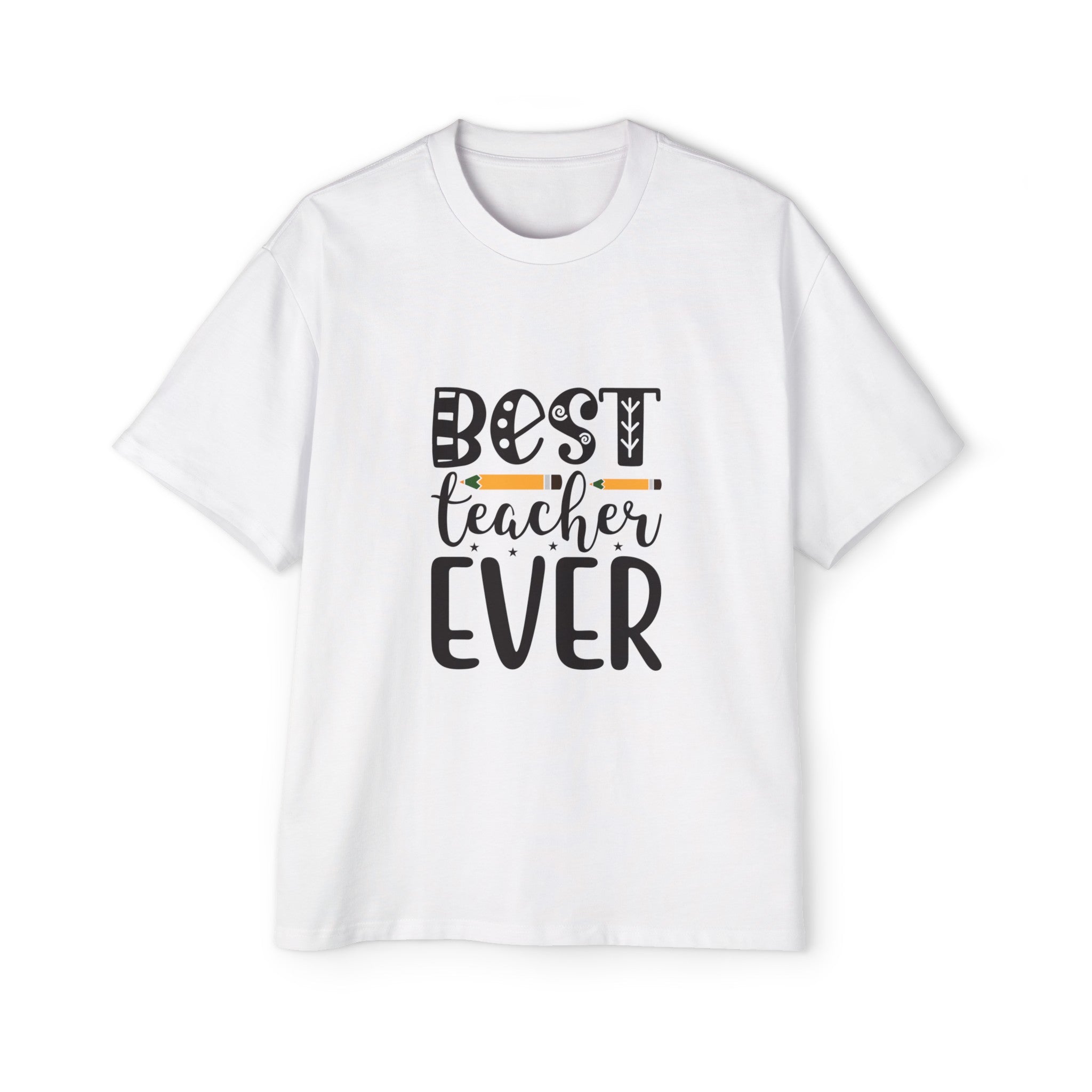 Best Teacher Ever Graphic Tee-INNBLAC Fashion Apparel