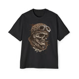 Skull Rider Vintage Graphic Tee-INNBLAC Fashion Apparel