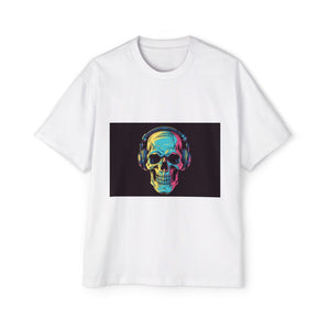 Hip Hop Music Lover Skull Graphic Tee-INNBLAC Fashion Apparel