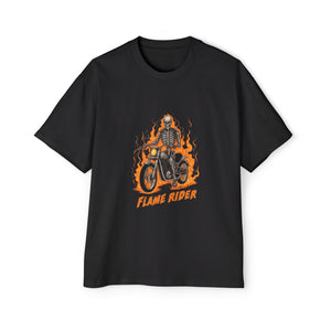 Ghost Flame Rider Graphic Tee-INNBLAC Fashion Apparel