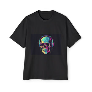 Colorful HipHop Skull Graphic Tee-INNBLAC Fashion Apparel