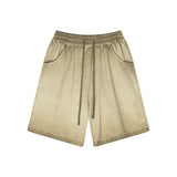 Heavyweight Wash Faded Shorts-INNBLAC Fashion Apparel