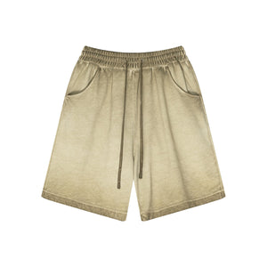 Heavyweight Wash Faded Shorts-INNBLAC Fashion Apparel