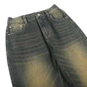 Faded Whiskers Bootcut Denim Jeans-INNBLAC Fashion Apparel