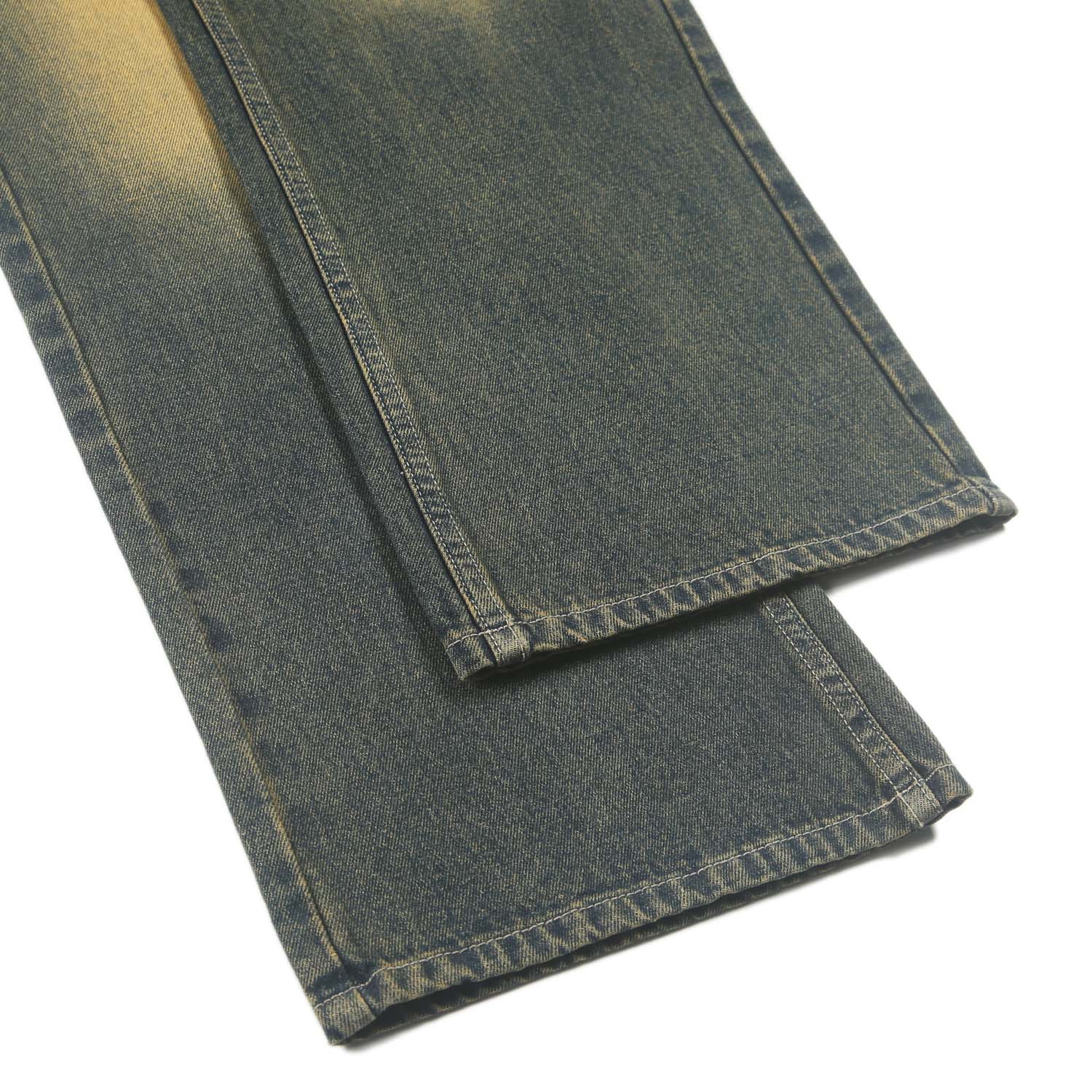 Faded Whiskers Bootcut Denim Jeans-INNBLAC Fashion Apparel