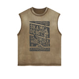 Live To Skate Cutoff Faded Tshirt-INNBLAC Fashion Apparel