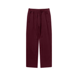 Solid Color Plush Lining Sweatpants-INNBLAC Fashion Apparel