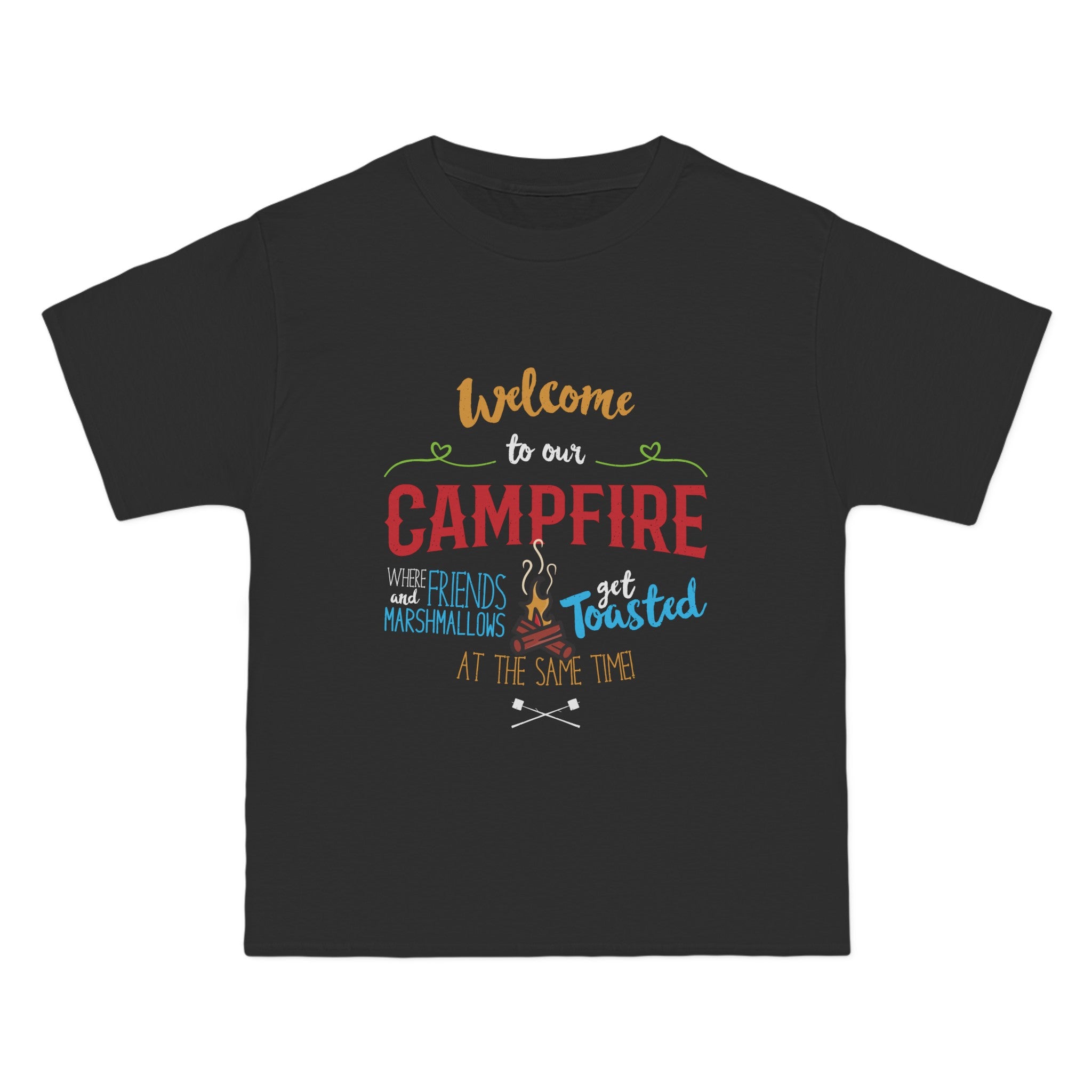 Cute Campfire Graphic T Shirt-INNBLAC Fashion Apparel