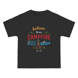 Cute Campfire Graphic T Shirt-INNBLAC Fashion Apparel