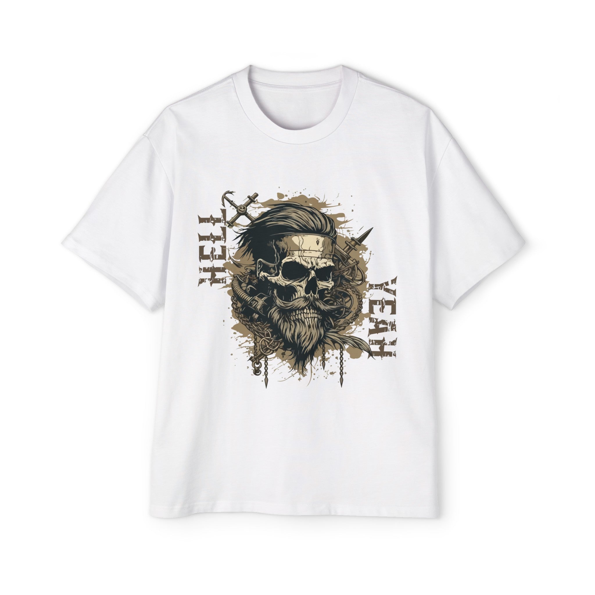 Hell Skull Pirate Graphic Tee-INNBLAC Fashion Apparel