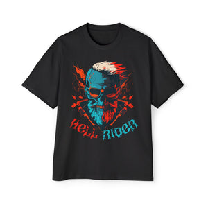 Skull Hell Rider Graphic Tee-INNBLAC Fashion Apparel