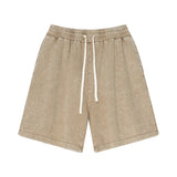 Vintage Wash Loose Fit Jogger Shorts-INNBLAC Fashion Apparel