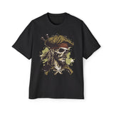 Skull Pirate Rum Graphic Tee-INNBLAC Fashion Apparel