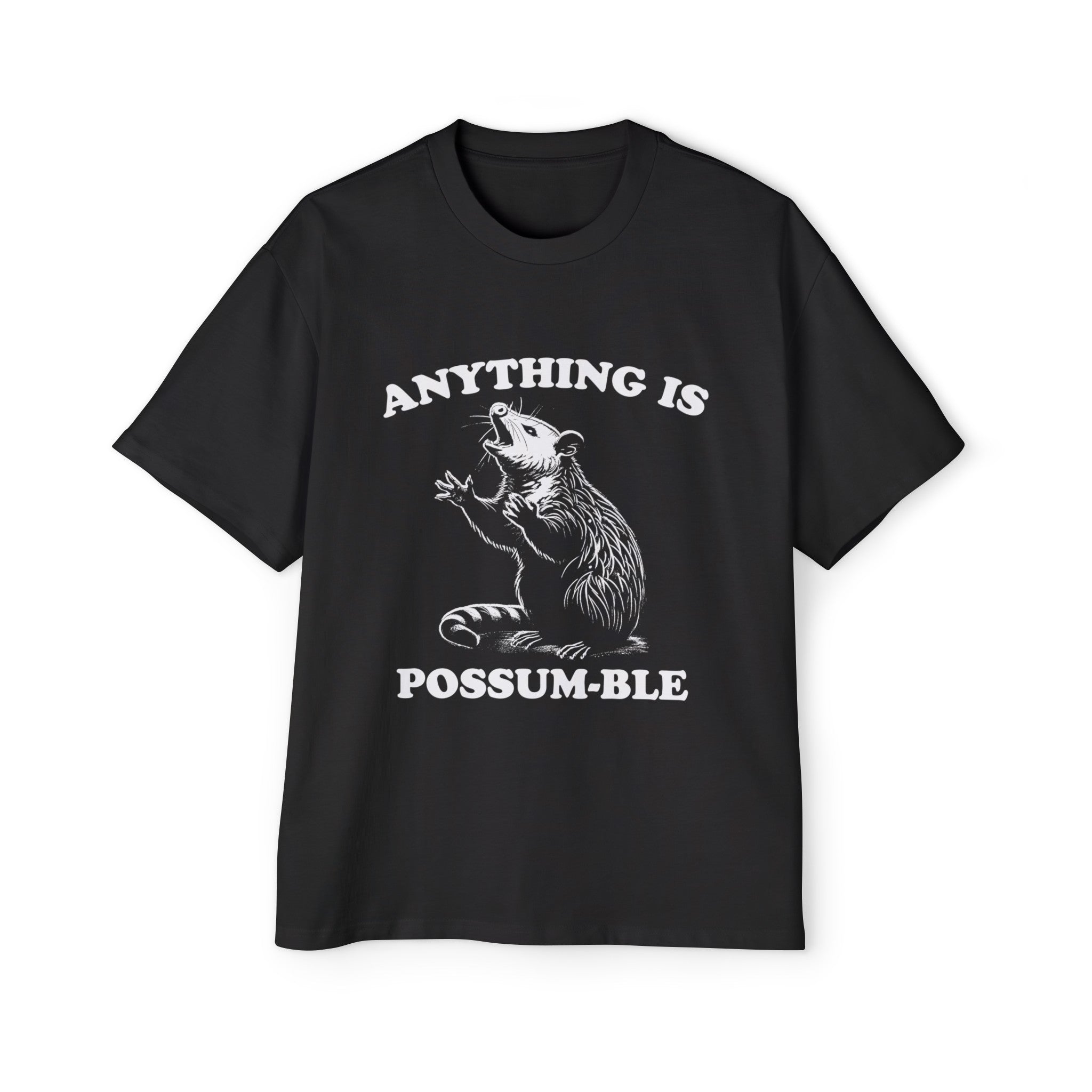 Anything Is Possumble Graphic Tee-INNBLAC Fashion Apparel