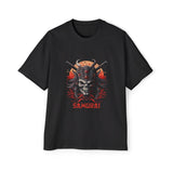 Skull Samurai Graphic Tee-INNBLAC Fashion Apparel