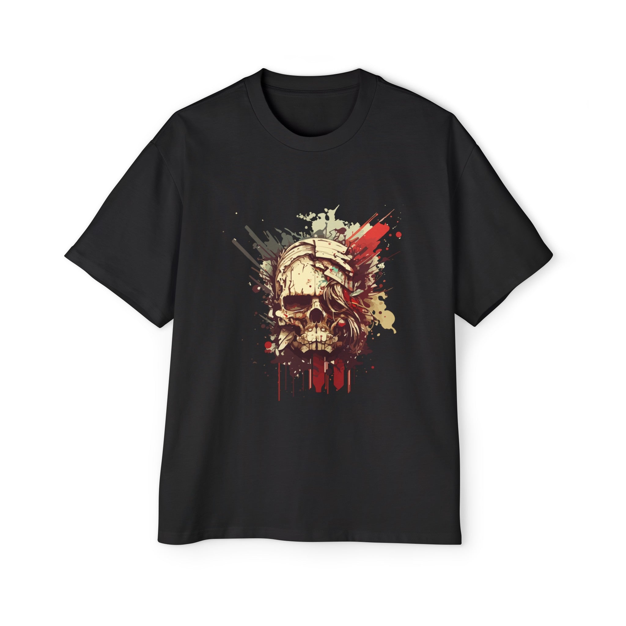 Skull Graphic Tee-INNBLAC Fashion Apparel