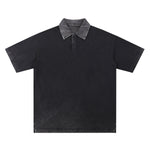 Heavyweight Reverse-Dyed Polo Shirt 9.6oz