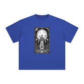 Mystery Skeleton Tarot Card Graphic Tee-INNBLAC Fashion Apparel