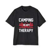 Camping Is My Therapy Graphic Tee-INNBLAC Fashion Apparel