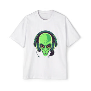 Alien Music Lover Graphic Tee-INNBLAC Fashion Apparel