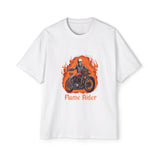 Ghost Flame Rider Graphic Tee-INNBLAC Fashion Apparel