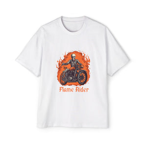 Ghost Flame Rider Graphic Tee-INNBLAC Fashion Apparel